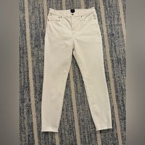 J Crew White Denim Jeans sz 30 EUC